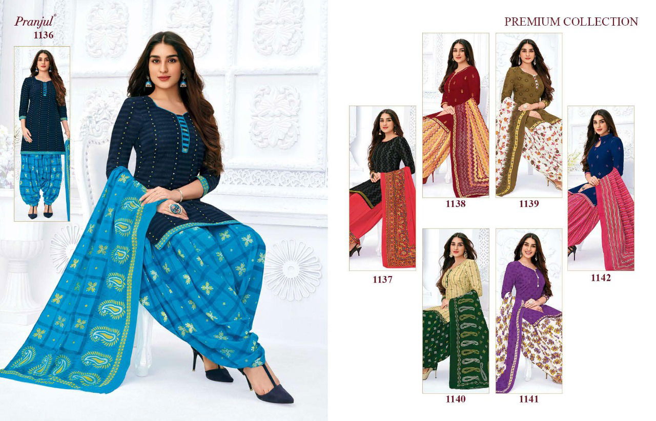 Pranjul Priyanka 11 Latest Regular Wear Cotton Printed Dress Material Collection